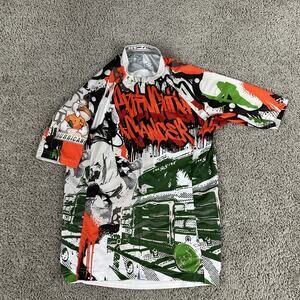 University of Miami Hurricanes Cycling Jersey Womens Large NCAA Rocket Science